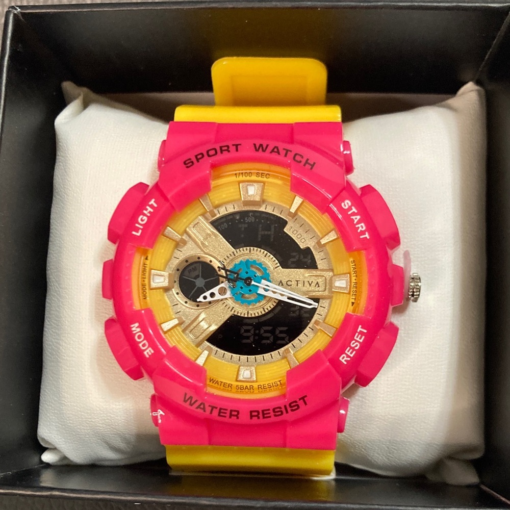 Pink Lemonade! Activa Unisex Sports watch 50mm ACW499-019